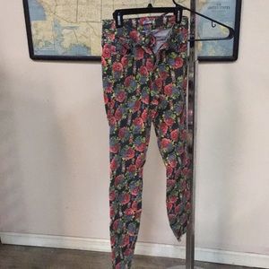 Floral skinny Jean